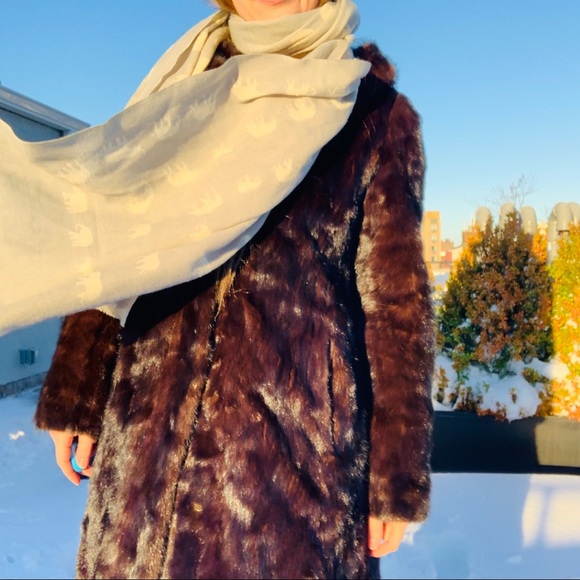 Wool Elephant Long Rectangular Wrap Palatine Scarf - Picture 5 of 16